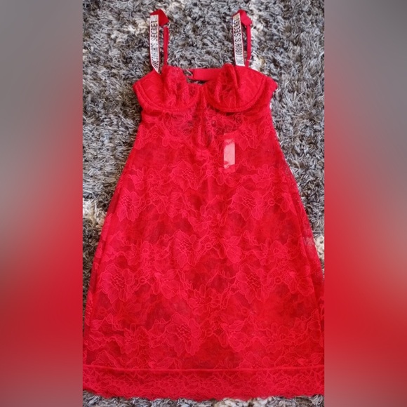 Victoria's Secret Other - * Victoria’s Secret * dream angels lace mini slip - M - NWT - Valentine’s Day